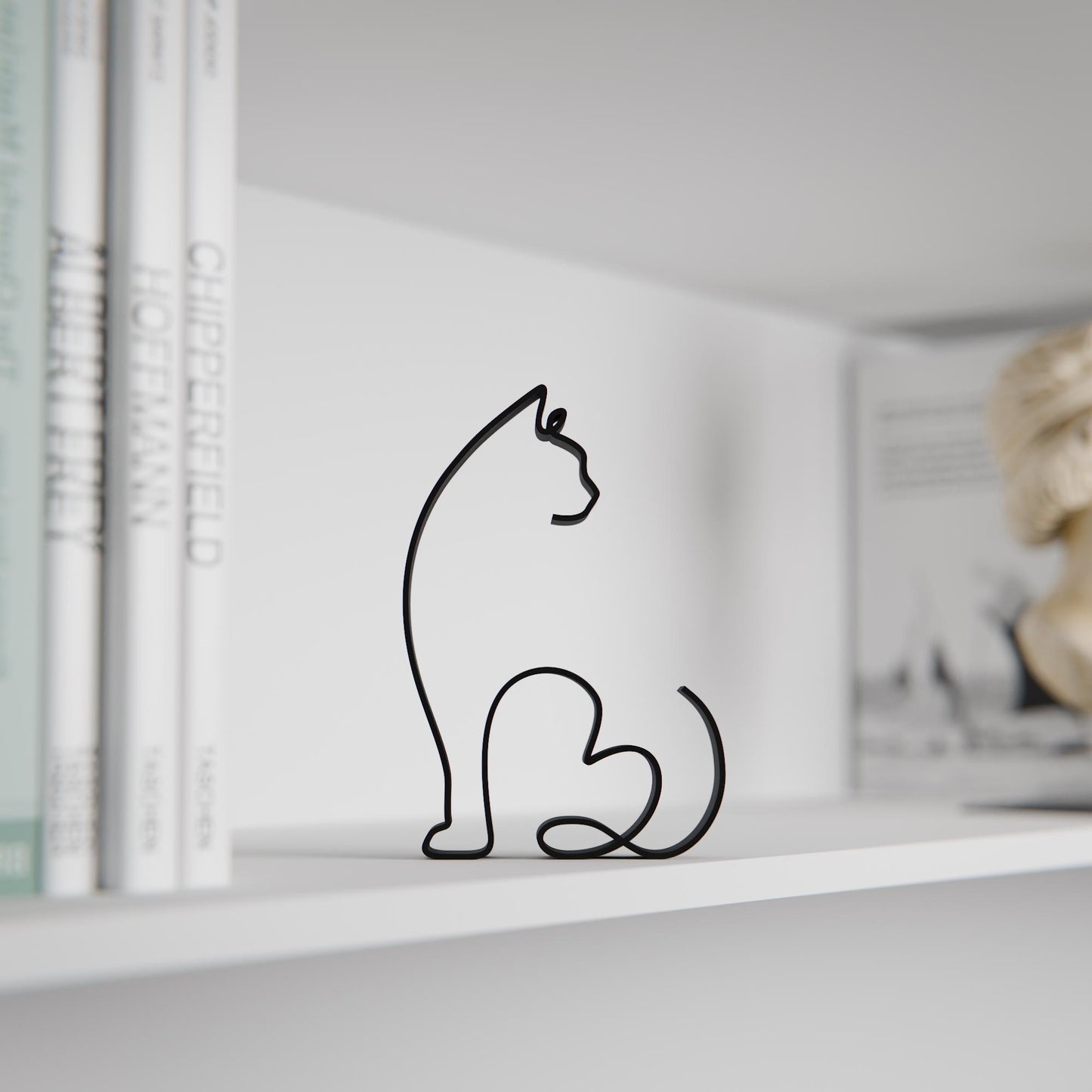 Ragdoll Cat - Line Art Figure