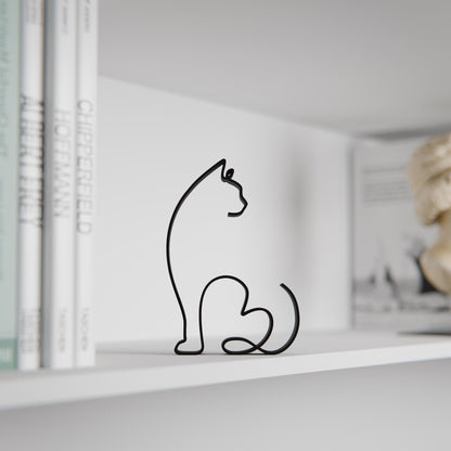 Ragdoll Cat - Line Art Figure