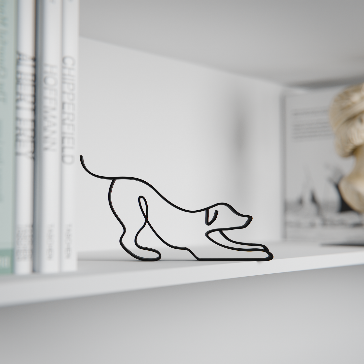 Dog 80 - Line Art Figure
