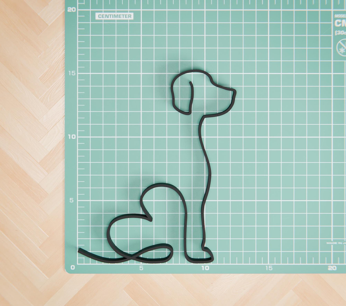Harrier Dog 14 - Line Art Figure