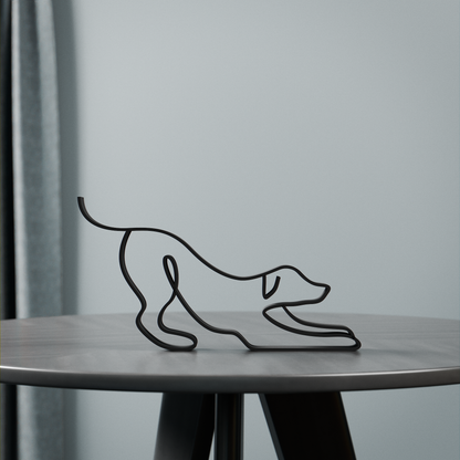 Dog 80 - Line Art Figure