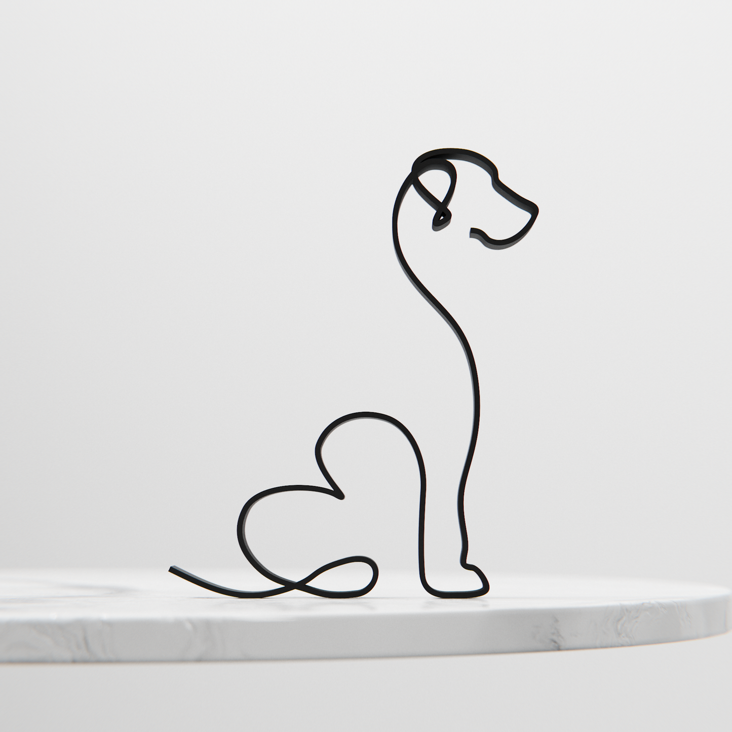 Great Dane  - Line Art Figure