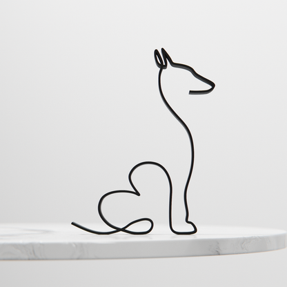 Podenco  - Line Art Figure