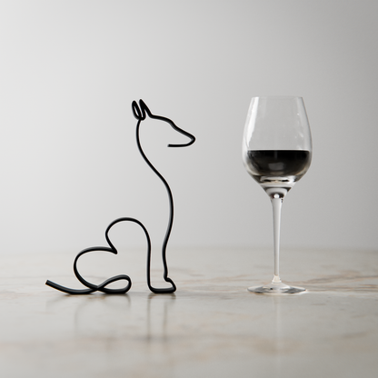 Podenco  - Line Art Figure