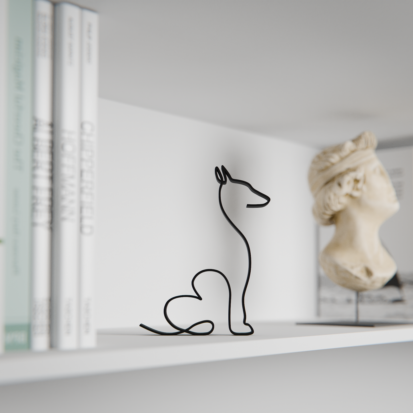 Podenco  - Line Art Figure