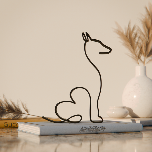 Podenco  - Line Art Figure