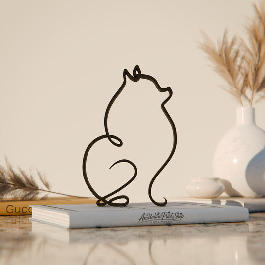 Pomeranian 02  - Line Art Figure