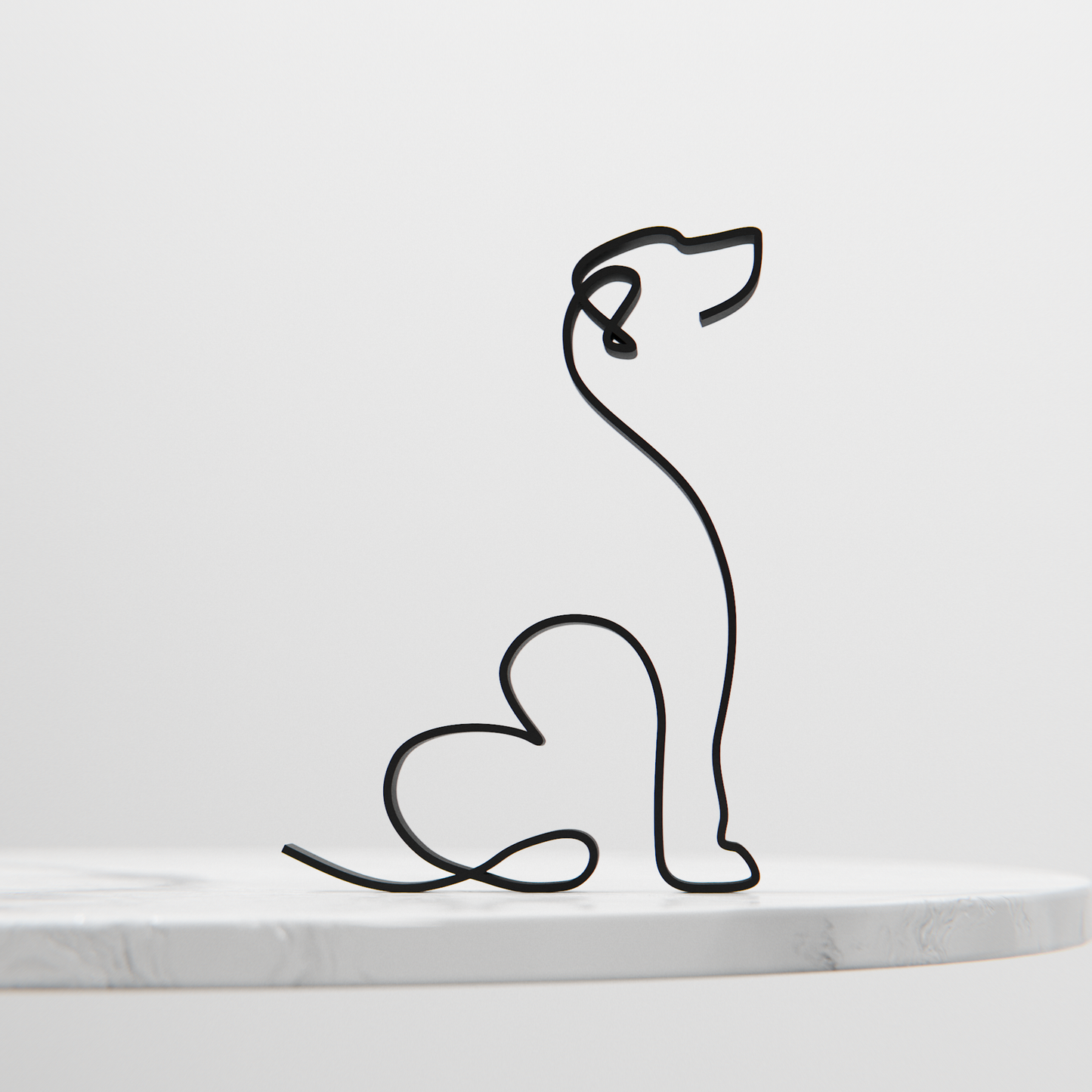 Rhodesian Ridgeback  - Line Art Figure