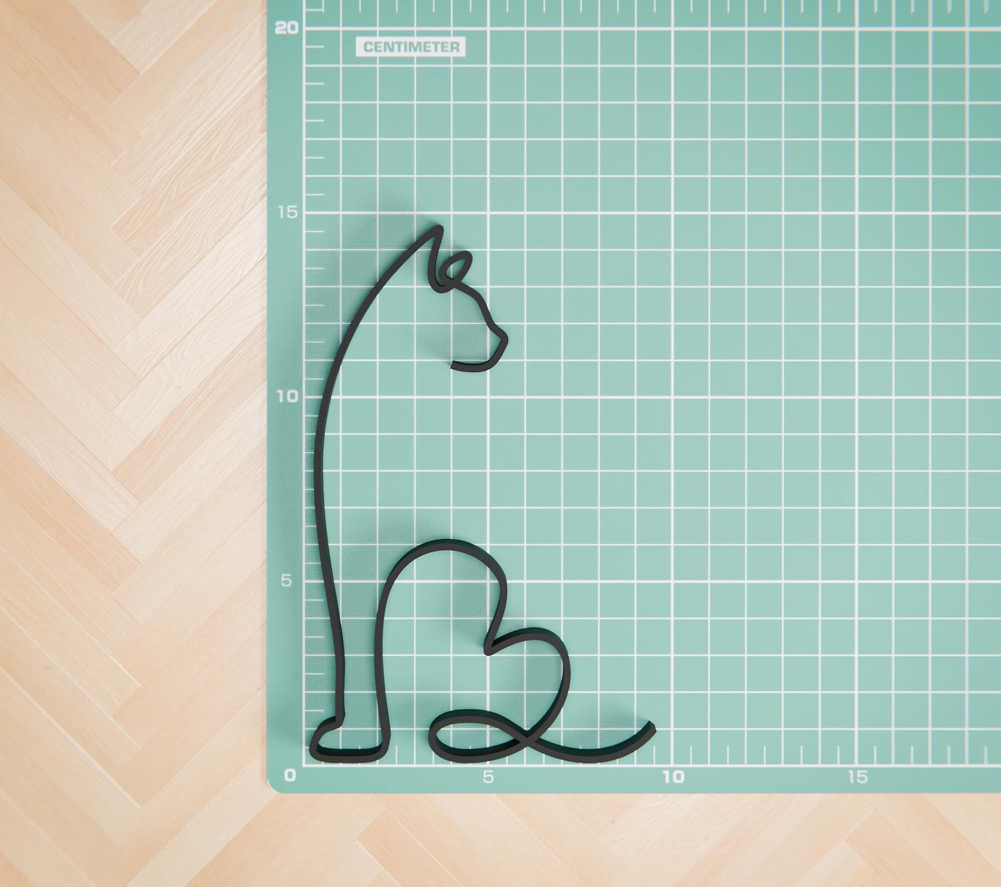 Bengal Cat - Line Art Figure