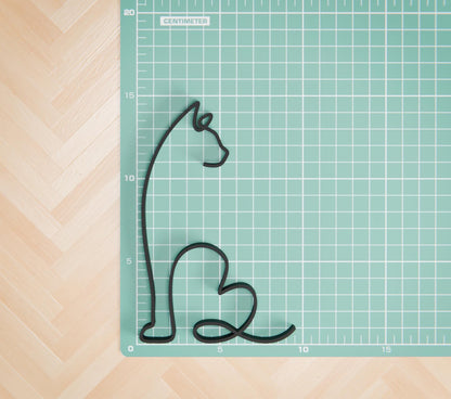 Bengal Cat - Line Art Figure