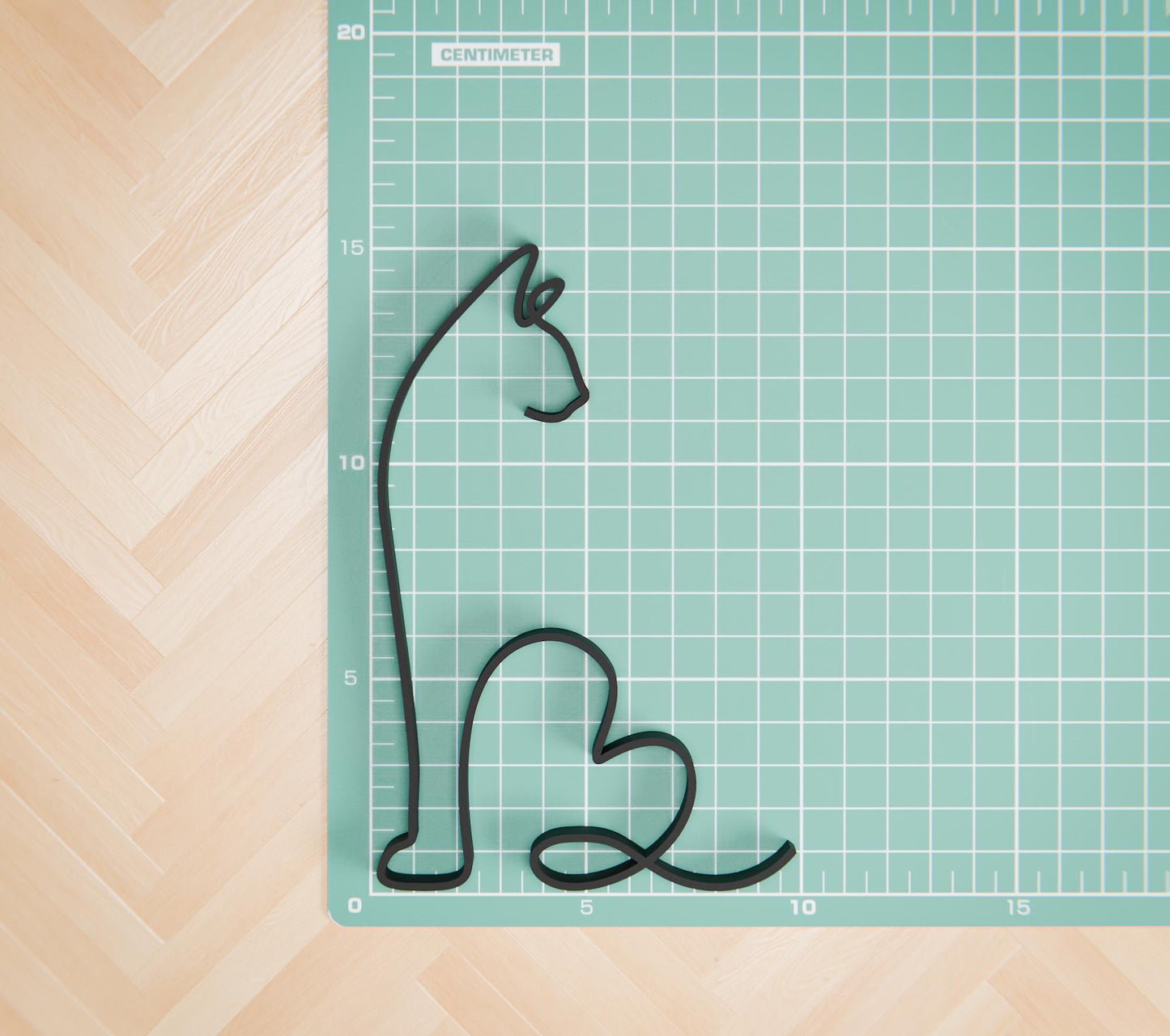 Siamese Cat - Line Art Figure