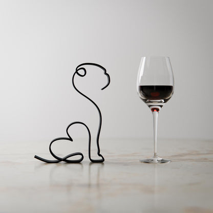 Pug - Line Art Figure - Dog 27