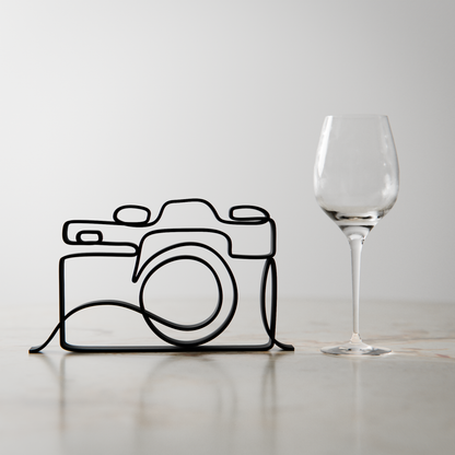 Camera - Customized Line Art Figure