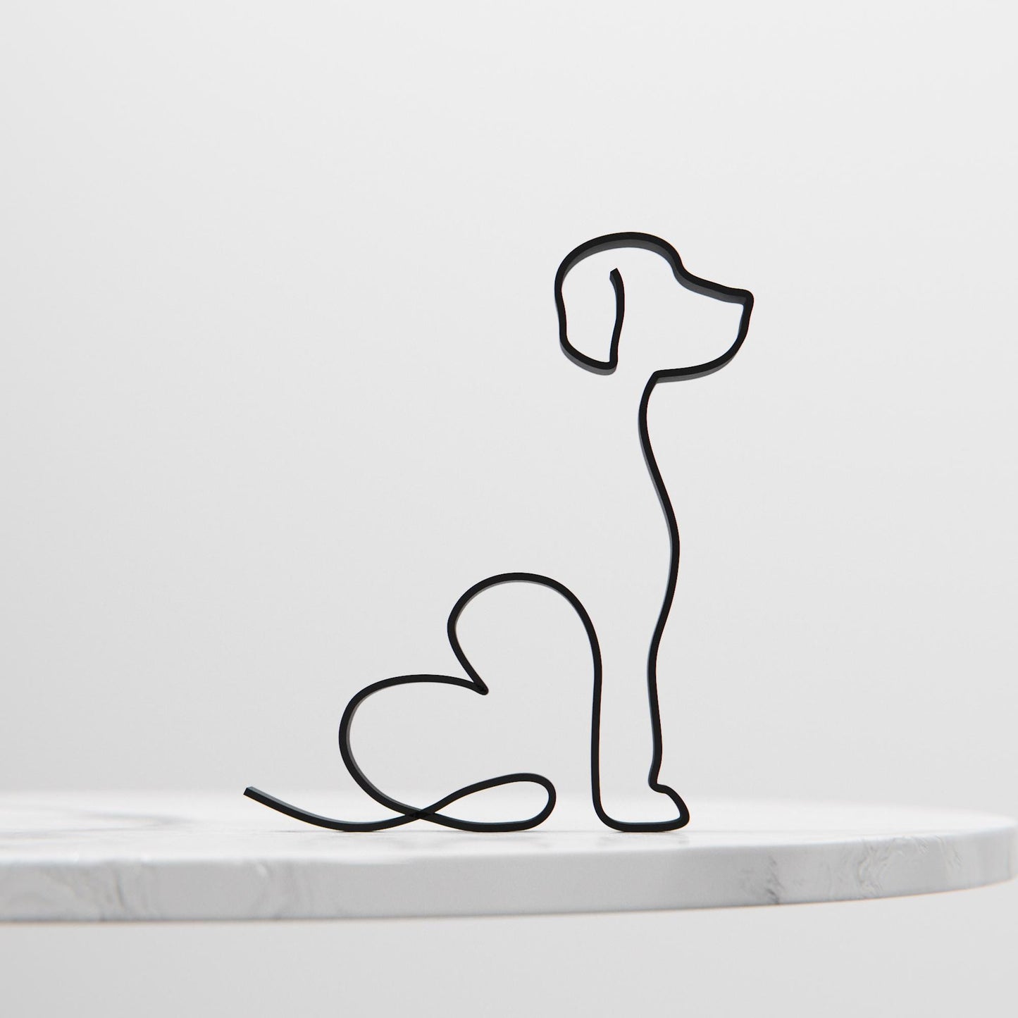 Harrier Dog 14 - Line Art Figure