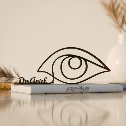 Eye Doctor - Customized Line Art Figure