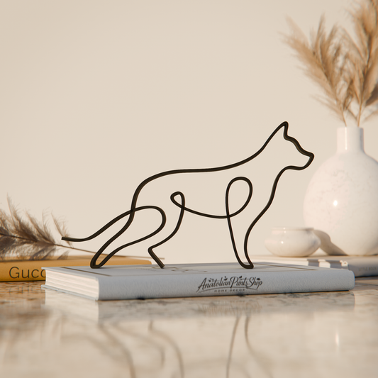 German Shepherd  - Line Art Figure