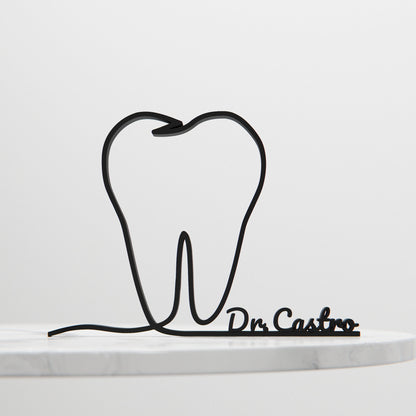 Dentist - Customized Line Art Figure