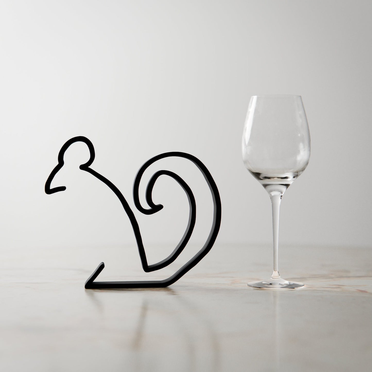 Picasso's Squirrel - Line Art Figure