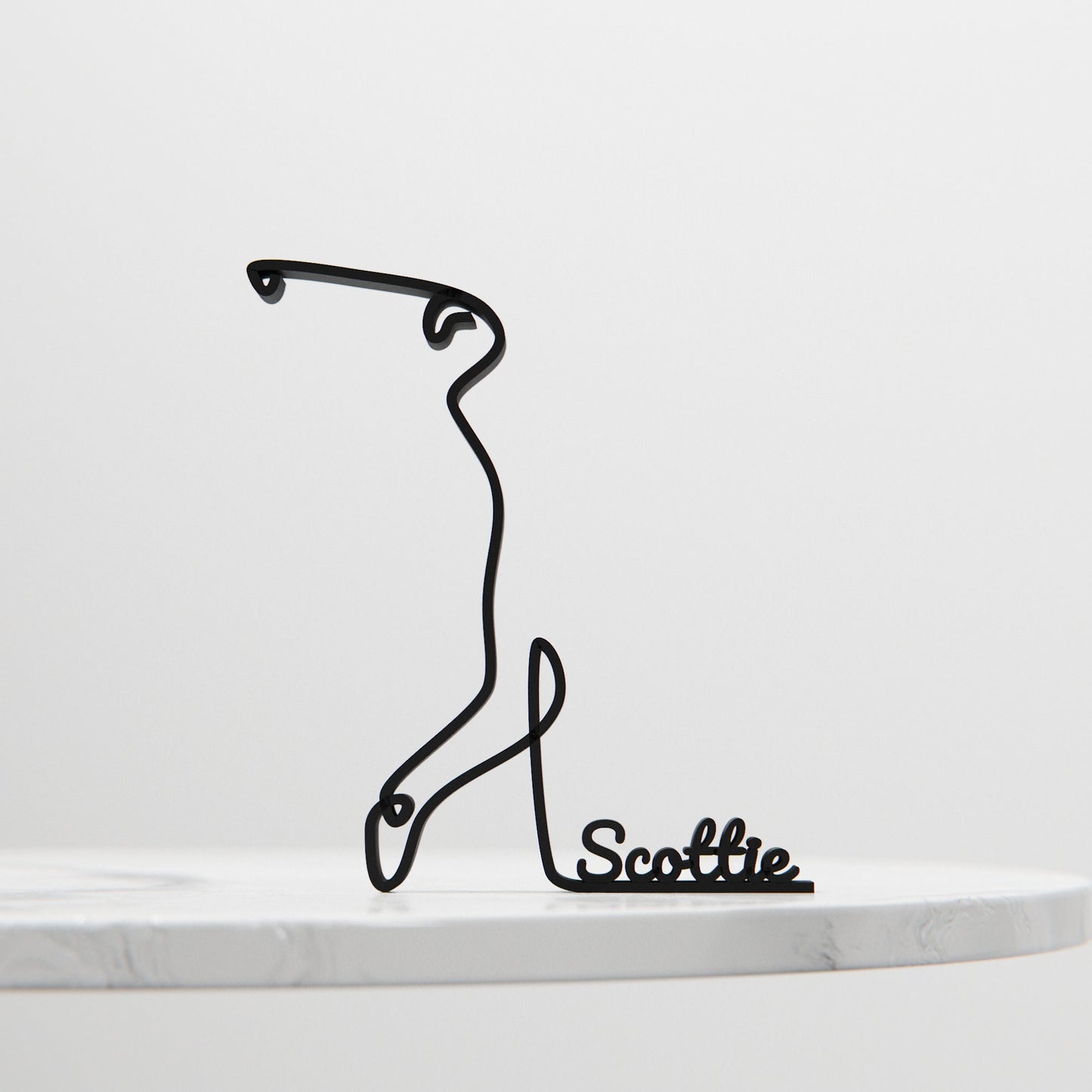 Golf Player - Customized Line Art Figure