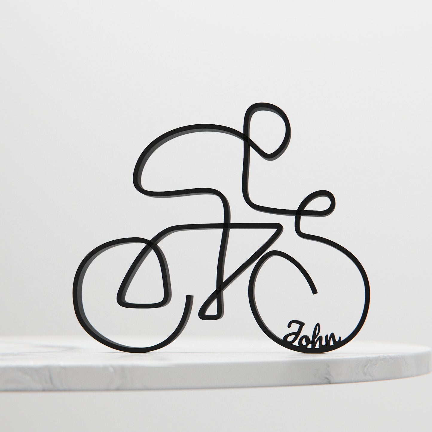 Biker/Cyclist - Customized Line Art Figure