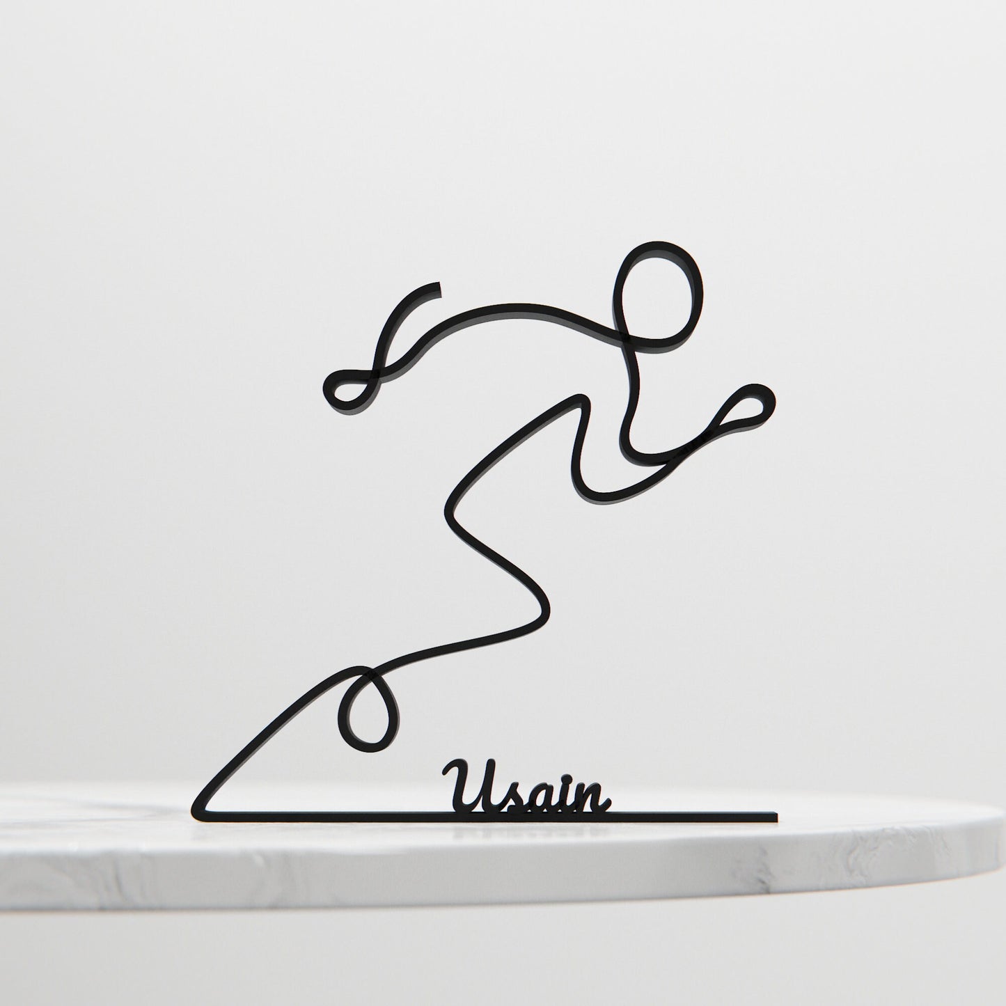 Runner/Sprinter - Customized Line Art Figure