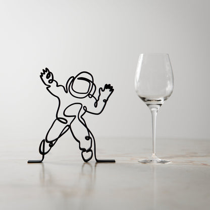 Astronaut - Customized Line Art Figure