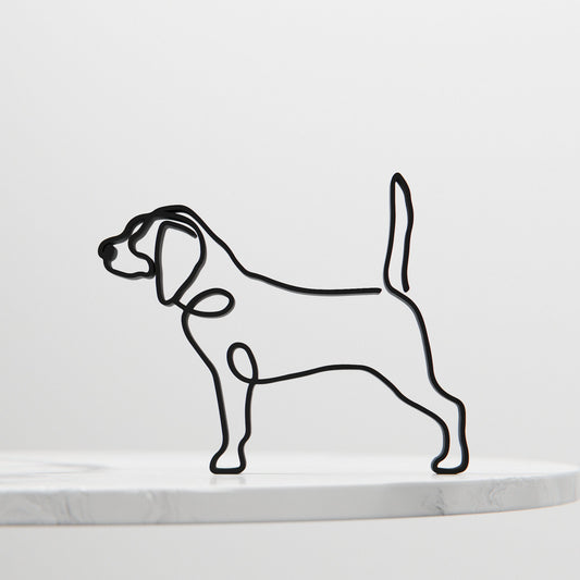 Beagle 02  - Line Art Figure