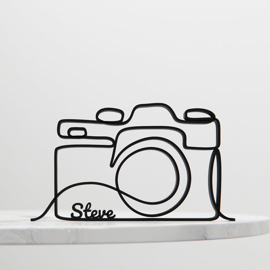 Camera - Customized Line Art Figure