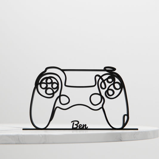 Gamepad - Customized Line Art Figure