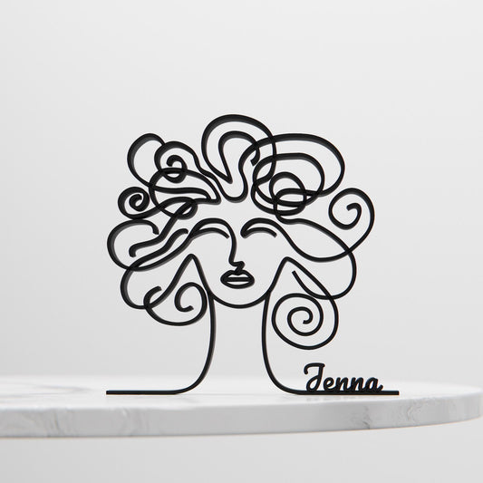 Medusa - Customized Line Art Figure