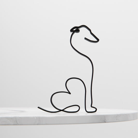 Greyhound  - Line Art Figure