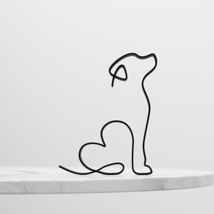 Retriever  - Line Art Figure