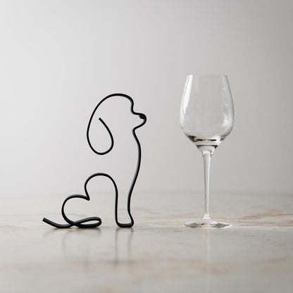 Poodle  - Line Art Figure