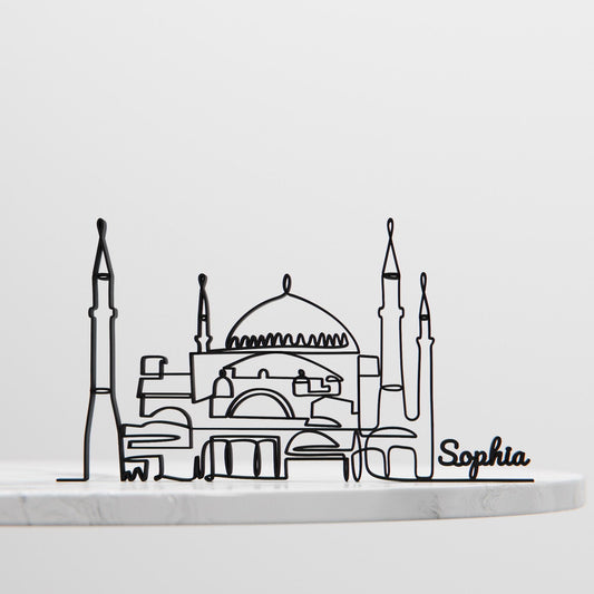 Hagia Sophia - Customized Line Art Figure