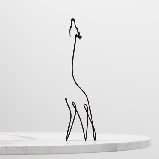 Giraffe - Line Art Figure