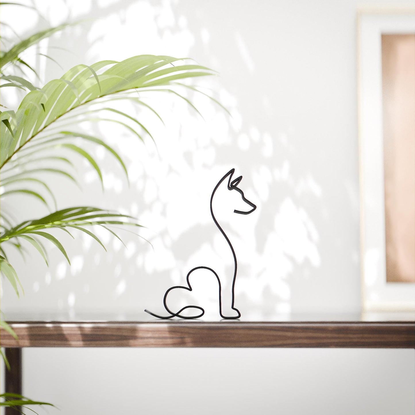 Basenji  - Line Art Figure