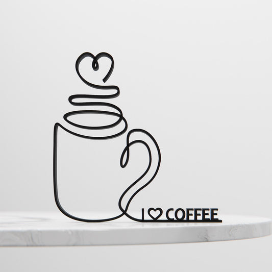 Coffee Mug - Customized Line Art Figure