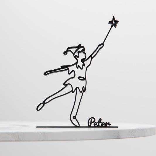 Peter Pan - Customized Line Art Figure