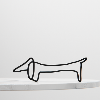 Picasso's Dog - Line Art Figure