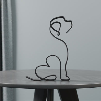 Cockapoo  - Line Art Figure