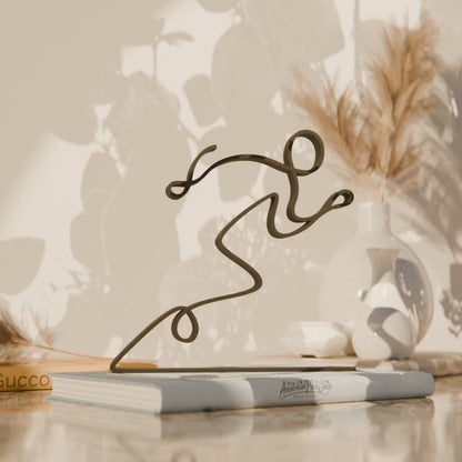 Runner/Sprinter - Customized Line Art Figure