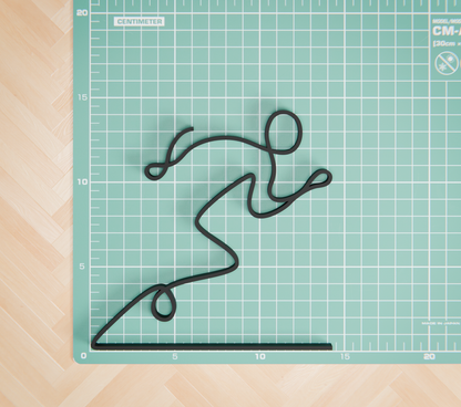 Runner/Sprinter - Customized Line Art Figure