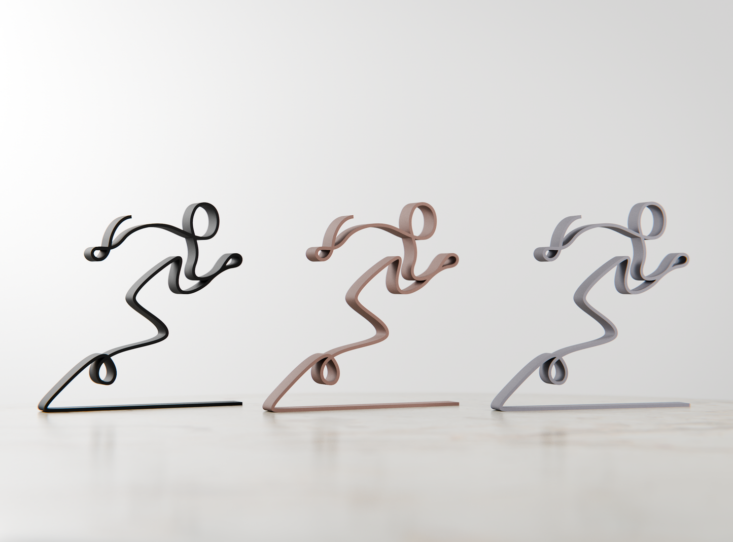 Runner/Sprinter - Customized Line Art Figure