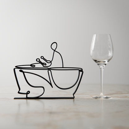 Timpani Player - Customized Line Art Figure