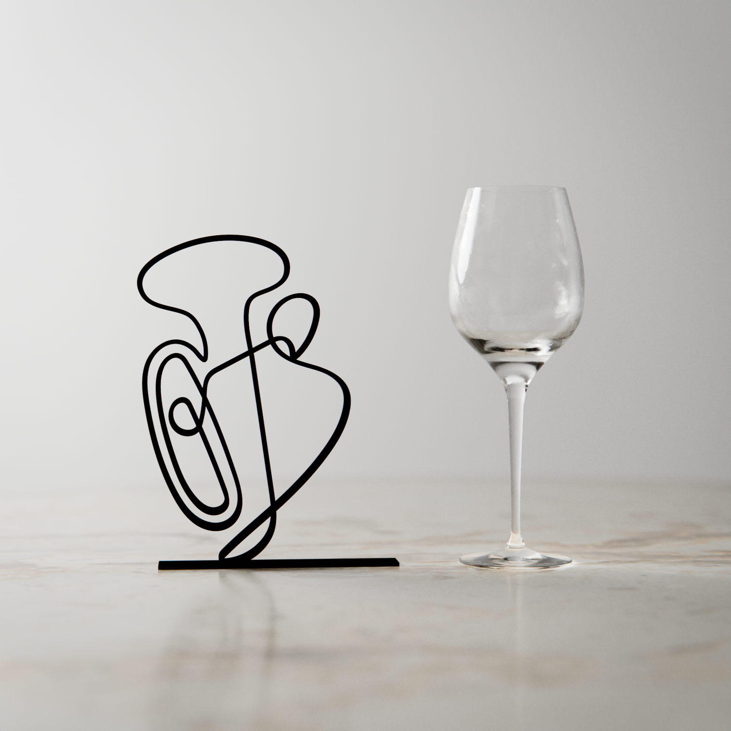 Tuba Player - Customized Line Art Figure